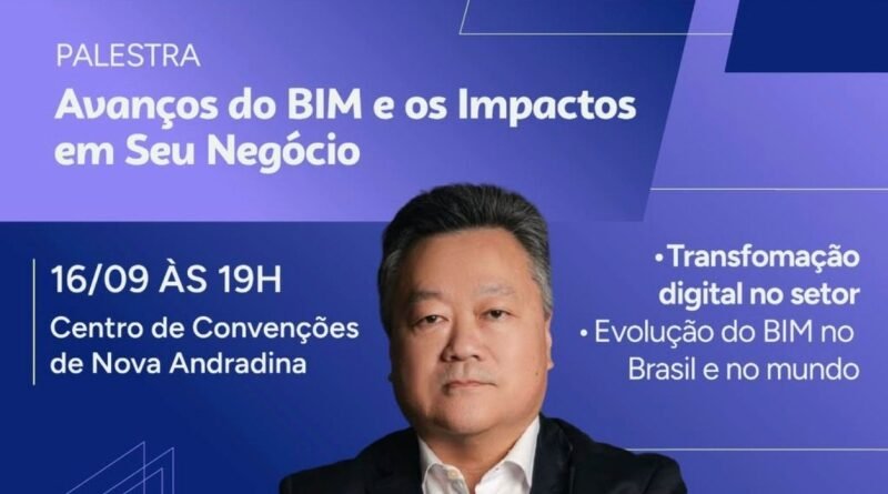 Nova Andradina debate futuro da construção civil com avanços do BIM